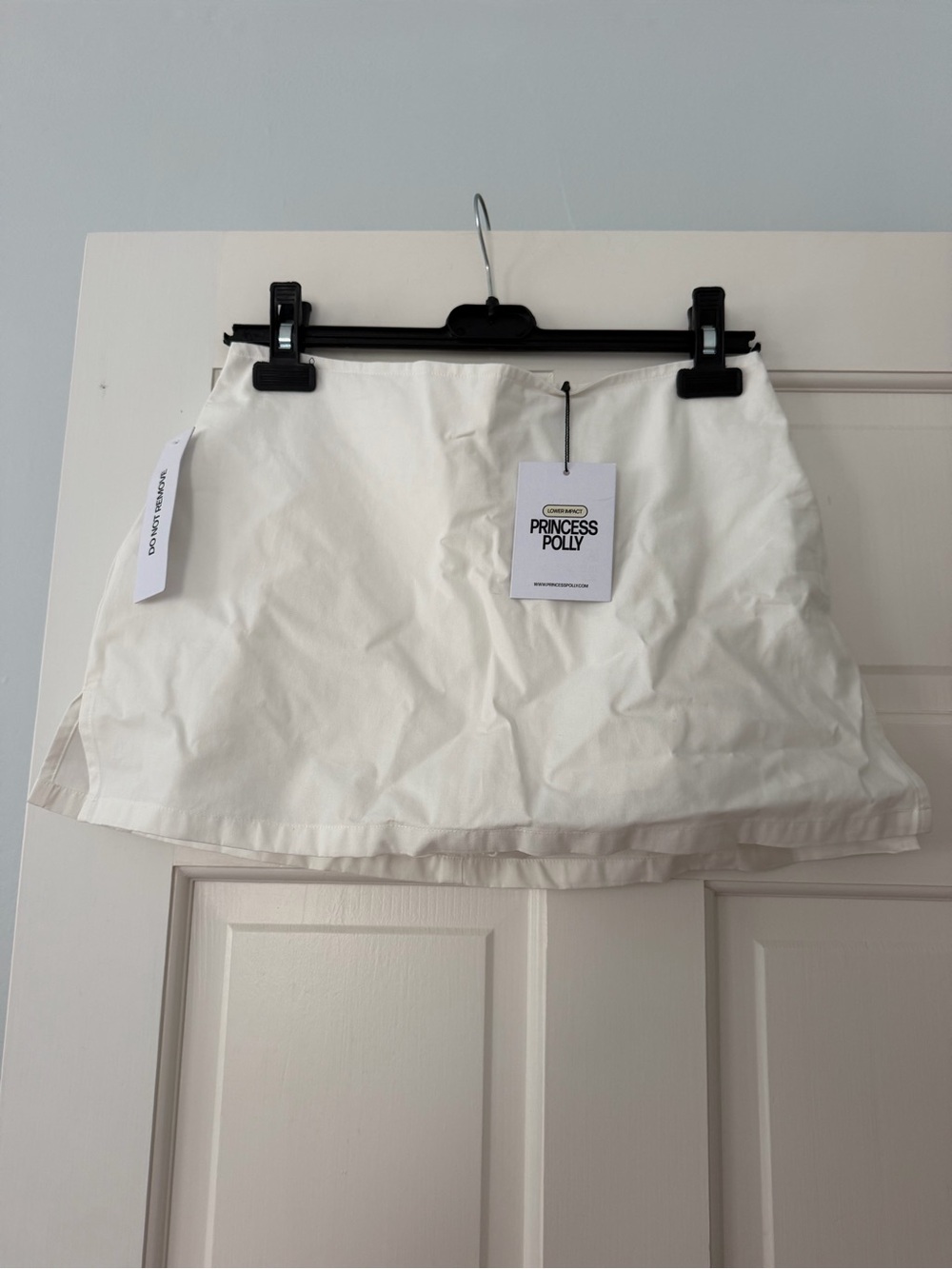 Princess Polly Cream Mini Skirt